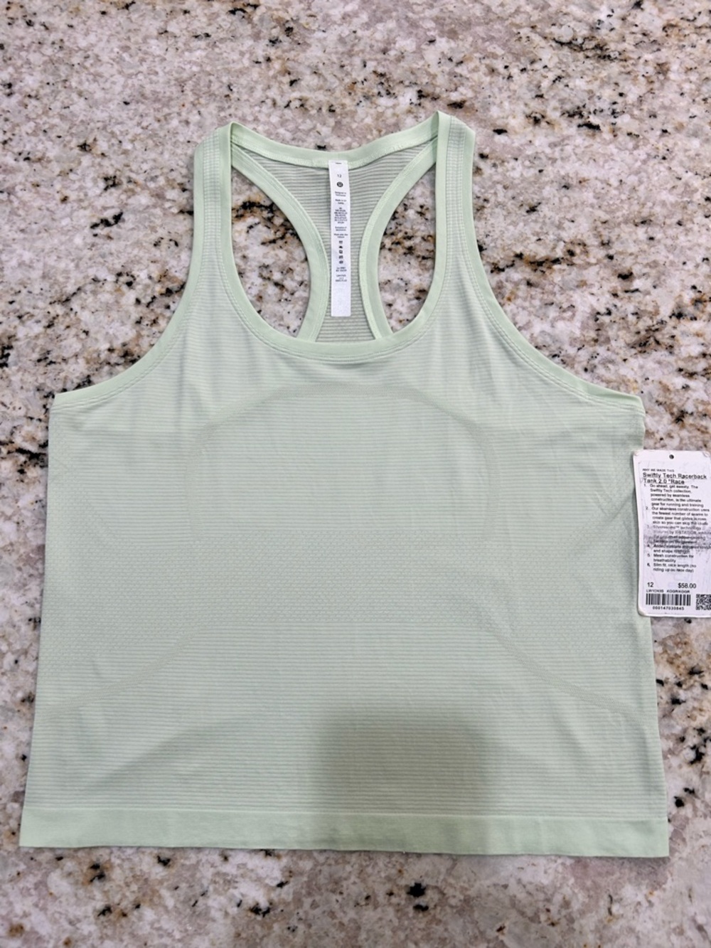 NWT Lululemon Swiftly Tech Racerback Tank 2.0
